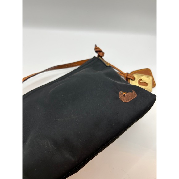 Vintage Dooney & Bourke Nylon Crossbody Black Purse Y2K 90s - Picture 11 of 16